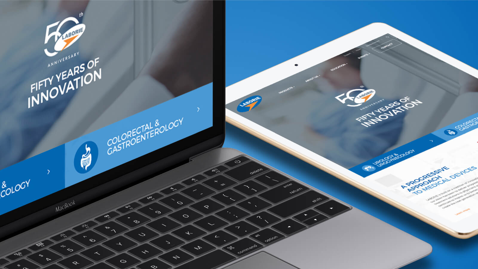 LABORIE website design