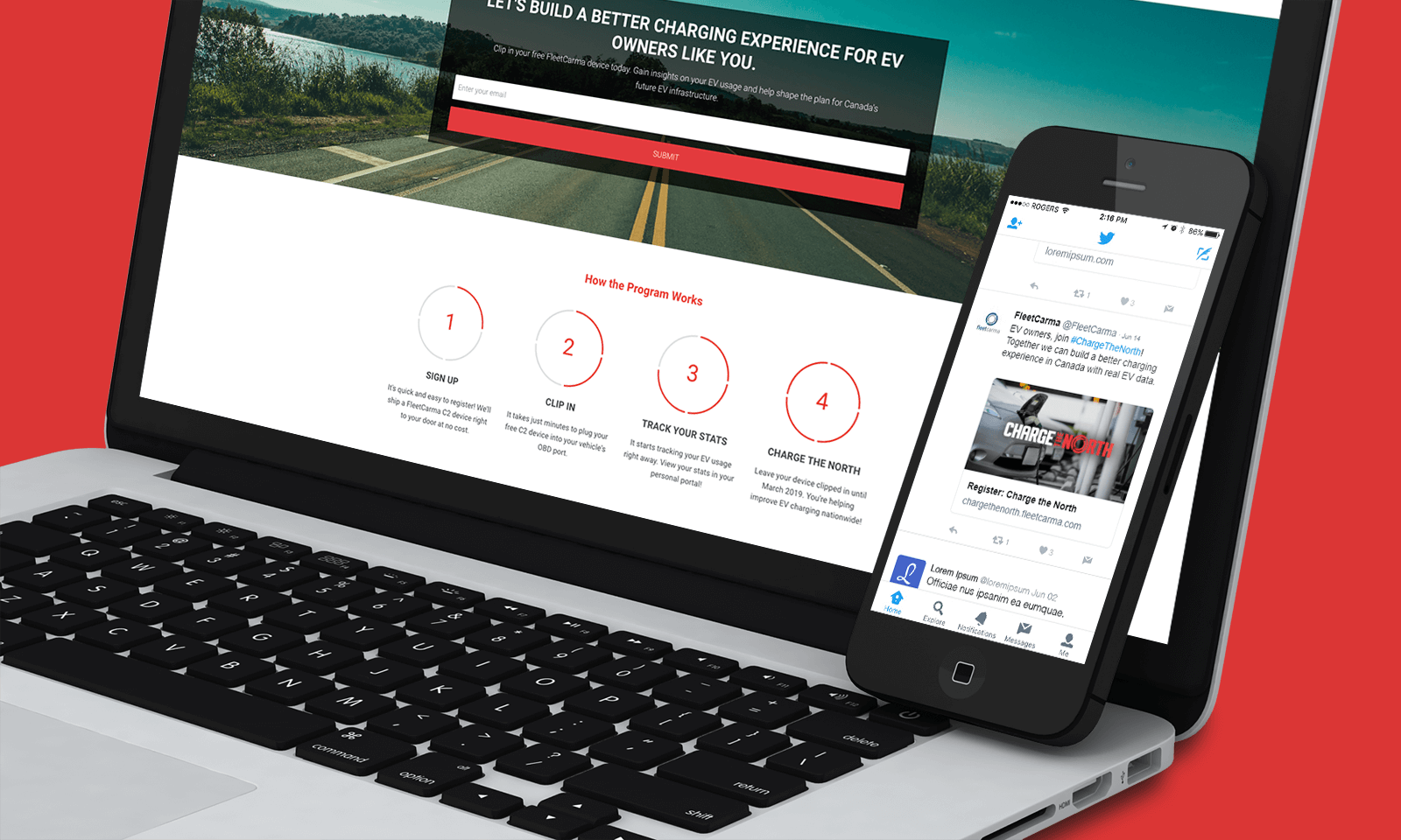 FleetCarma landing page