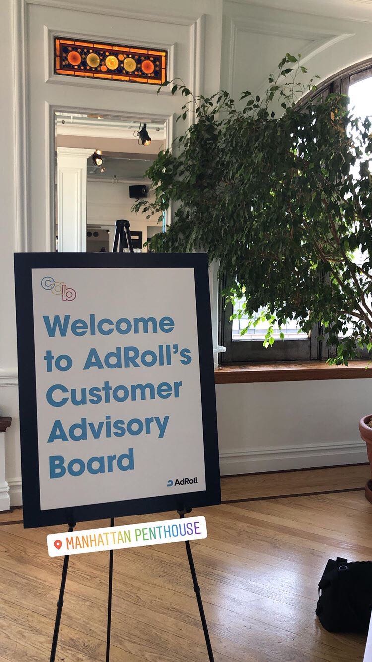 AdRoll's 2019 Customer Advisory Board in Manhattan