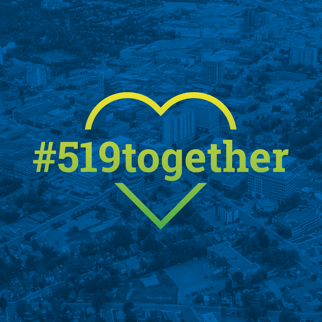 Share this image along with the hashtag #519together