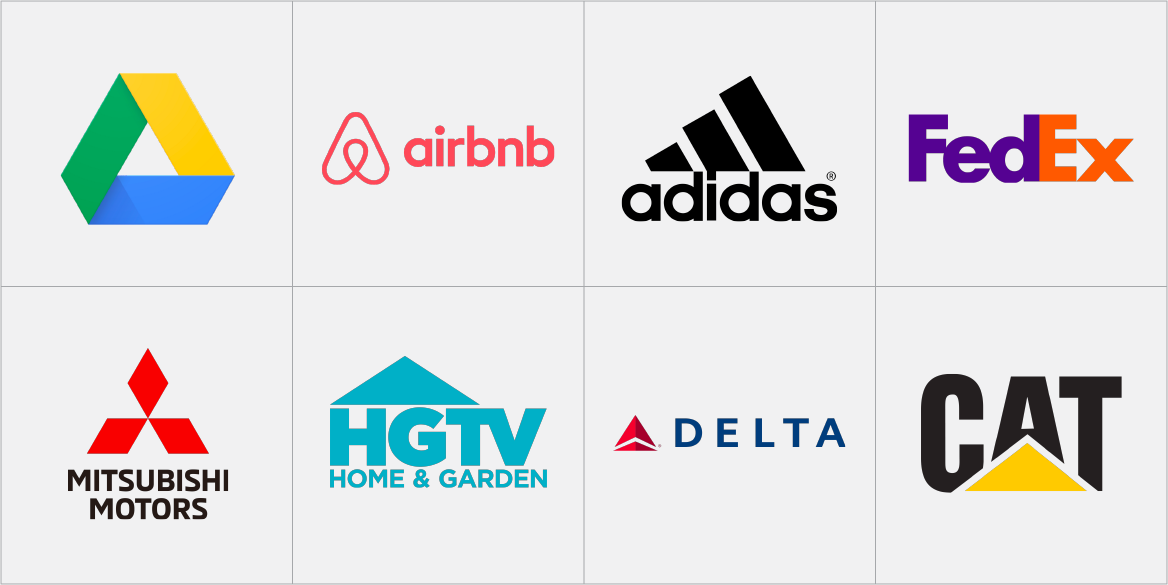 Triangular logo designs