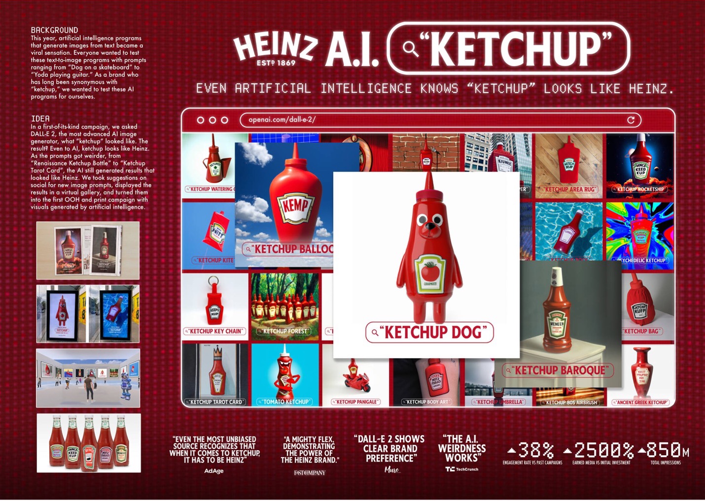 Heinz's AI ketchup campaign