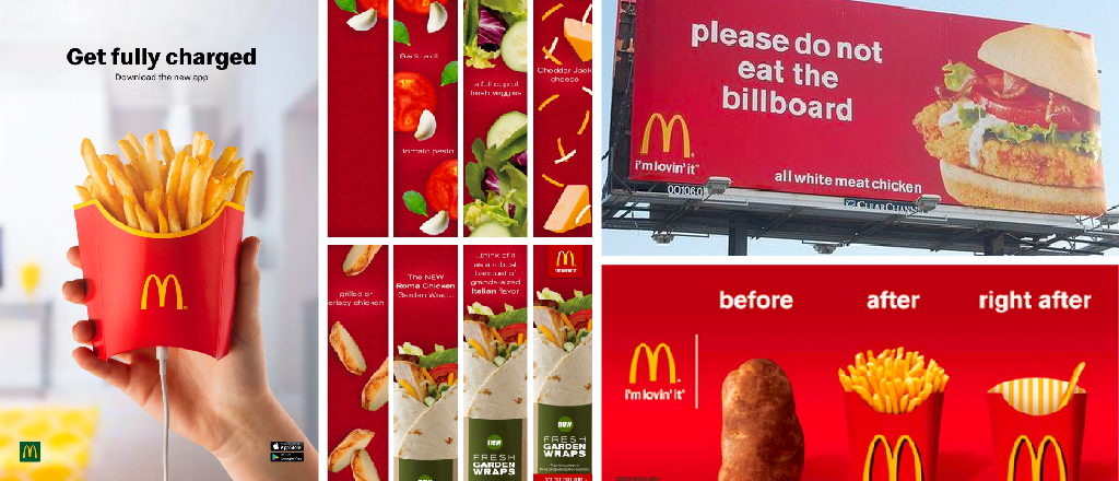 An example of McDonald's advertising