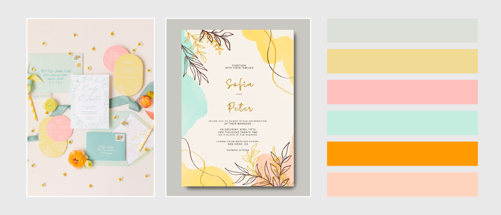 An example of the candy palette design trend.