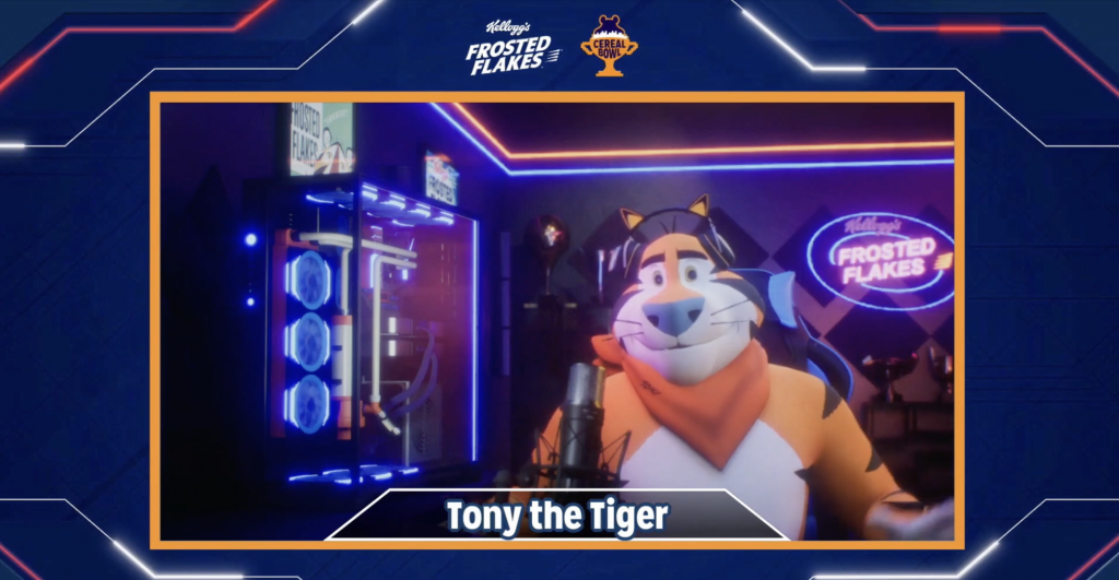 Tony the Tiger streaming.