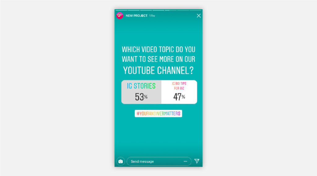 Instagram polls for your business