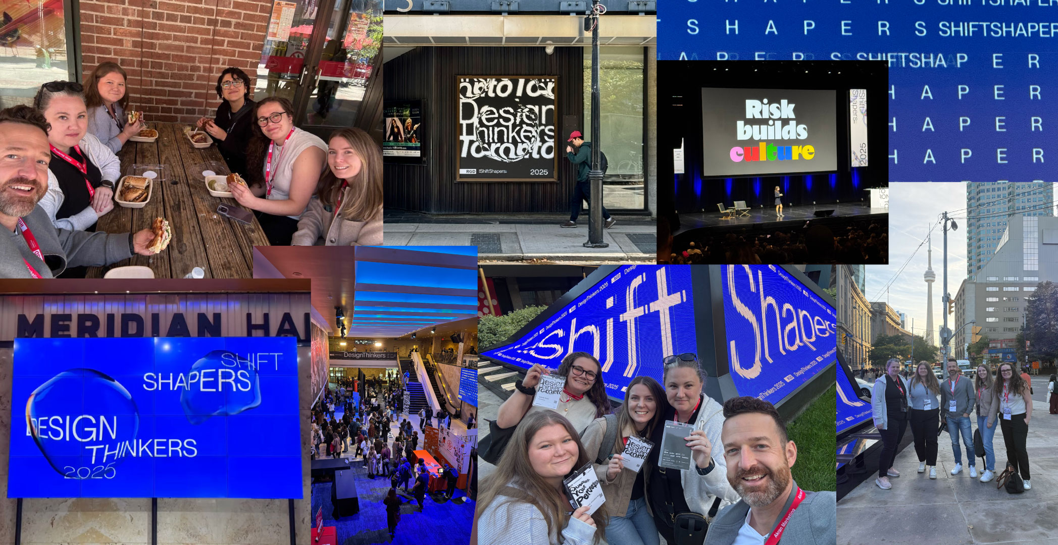 A collage of Stryvers at Designthinkers Toronto 2025